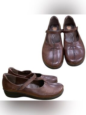 Earth Spirit Brown Mary Jane Comfort Shoes S10